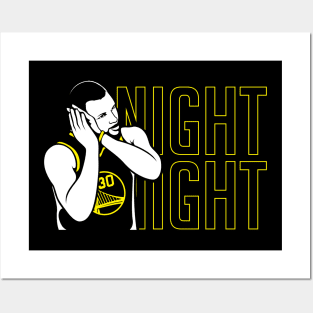 Stephen Curry Night Night Posters and Art